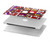 W1923 Hanafuda Japanese Flower Card Case Cover Custodia per MacBook Air 13″ (2022,2025) - A2681, A3113, A3240