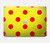 W3526 Red Spot Polka Dot Case Cover Custodia per MacBook Air 13″ (2022,2025) - A2681, A3113, A3240