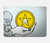 W3722 Tarot Card Ace of Pentacles Coins Case Cover Custodia per MacBook Air 13″ (2022,2025) - A2681, A3113, A3240