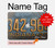 W3750 Vintage Vehicle Registration Plate Case Cover Custodia per MacBook Air 13″ (2022,2025) - A2681, A3113, A3240