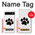 W2355 Paw Foot Print Case Cover Custodia e Flip Case per Google Pixel 6a