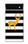 W2794 Black and White Striped Deer Gold Sparkles Case Cover Custodia e Flip Case per Google Pixel 6a
