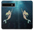 W3250 Mermaid Undersea Case Cover Custodia e Flip Case per Google Pixel 6a