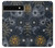 W3702 Moon and Sun Case Cover Custodia e Flip Case per Google Pixel 6a
