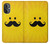 W1145 Yellow Mustache Sun Case Cover Custodia e Flip Case per OnePlus Nord N20 5G