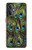 W1965 Peacock Feather Case Cover Custodia e Flip Case per OnePlus Nord N20 5G