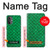 W2704 Green Fish Scale Pattern Graphic Case Cover Custodia e Flip Case per OnePlus Nord N20 5G