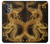 W2804 Chinese Gold Dragon Printed Case Cover Custodia e Flip Case per OnePlus Nord N20 5G
