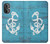 W3053 Marine Anchor Blue Case Cover Custodia e Flip Case per OnePlus Nord N20 5G