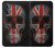 W3848 United Kingdom Flag Skull Case Cover Custodia e Flip Case per OnePlus Nord N20 5G