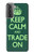 W3862 Keep Calm and Trade On Case Cover Custodia e Flip Case per Samsung Galaxy S21 Plus 5G, Galaxy S21+ 5G