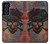 W3895 Pirate Skull Metal Case Cover Custodia e Flip Case per Samsung Galaxy S21 FE 5G