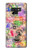 W3904 Travel Stamps Case Cover Custodia e Flip Case per Note 9 Samsung Galaxy Note9