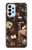 W3877 Dark Academia Case Cover Custodia e Flip Case per Samsung Galaxy A23