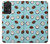 W3860 Coconut Dot Pattern Case Cover Custodia e Flip Case per Samsung Galaxy A52, Galaxy A52 5G