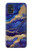 W3906 Navy Blue Purple Marble Case Cover Custodia e Flip Case per Samsung Galaxy A51