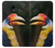 W3876 Colorful Hornbill Case Cover Custodia e Flip Case per Samsung Galaxy J7 (2018), J7 Aero, J7 Top, J7 Aura, J7 Crown, J7 Refine, J7 Eon, J7 V 2nd Gen, J7 Star