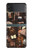 W3877 Dark Academia Case Cover Custodia e Flip Case per Samsung Galaxy Z Flip 3 5G
