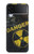 W3891 Nuclear Hazard Danger Case Cover Custodia e Flip Case per Samsung Galaxy Z Flip 3 5G