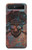 W3895 Pirate Skull Metal Case Cover Custodia e Flip Case per Samsung Galaxy Z Flip 5G