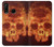 W3881 Fire Skull Case Cover Custodia e Flip Case per Huawei P30 lite