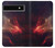 W3897 Red Nebula Space Case Cover Custodia e Flip Case per Google Pixel 6a