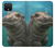 W3871 Cute Baby Hippo Hippopotamus Case Cover Custodia e Flip Case per Google Pixel 4