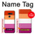 W3887 Lesbian Pride Flag Case Cover Custodia e Flip Case per LG G8 ThinQ