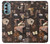 W3877 Dark Academia Case Cover Custodia e Flip Case per Motorola Moto G Stylus 5G (2022)