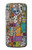 W3879 Retro Music Doodle Case Cover Custodia e Flip Case per Motorola Moto X4