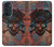 W3895 Pirate Skull Metal Case Cover Custodia e Flip Case per Motorola Edge 30 Pro