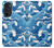 W3901 Aesthetic Storm Ocean Waves Case Cover Custodia e Flip Case per Motorola Edge 30 Pro