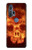 W3881 Fire Skull Case Cover Custodia e Flip Case per Motorola Edge+