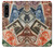 W3900 Stamps Case Cover Custodia e Flip Case per Sony Xperia 1 IV