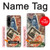 W3900 Stamps Case Cover Custodia e Flip Case per Sony Xperia 1 IV