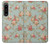 W3910 Vintage Rose Case Cover Custodia e Flip Case per Sony Xperia 1 IV