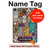 W3879 Retro Music Doodle Tablet Case Cover Custodia per iPad mini 6 7, iPad mini (2021,2024)