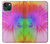 W2488 Tie Dye Color Case Cover Custodia e Flip Case per iPhone 14