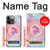 W3709 Pink Galaxy Case Cover Custodia e Flip Case per iPhone 14 Pro