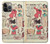 W3820 Vintage Cowgirl Fashion Paper Doll Case Cover Custodia e Flip Case per iPhone 14 Pro