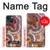 W3034 Colored Marble Texture Printed Case Cover Custodia e Flip Case per iPhone 14 Plus