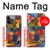 W3341 Paul Klee Raumarchitekturen Case Cover Custodia e Flip Case per iPhone 14 Pro Max