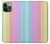 W3849 Colorful Vertical Colors Case Cover Custodia e Flip Case per iPhone 14 Pro Max