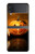 W1083 Pumpkin Spider Candles Halloween Case Cover Custodia e Flip Case per Samsung Galaxy Z Flip 4