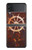 W2766 Ship Wheel Rusty Texture Case Cover Custodia e Flip Case per Samsung Galaxy Z Flip 4