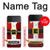 W2846 Christmas Santa Red Suit Case Cover Custodia e Flip Case per Samsung Galaxy Z Flip 4