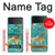W2906 Aqua Turquoise Stone Case Cover Custodia e Flip Case per Samsung Galaxy Z Flip 4