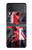 W2936 UK British Flag Map Case Cover Custodia e Flip Case per Samsung Galaxy Z Flip 4