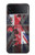 W2936 UK British Flag Map Case Cover Custodia e Flip Case per Samsung Galaxy Z Flip 4