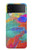 W2942 Brush Stroke Painting Case Cover Custodia e Flip Case per Samsung Galaxy Z Flip 4